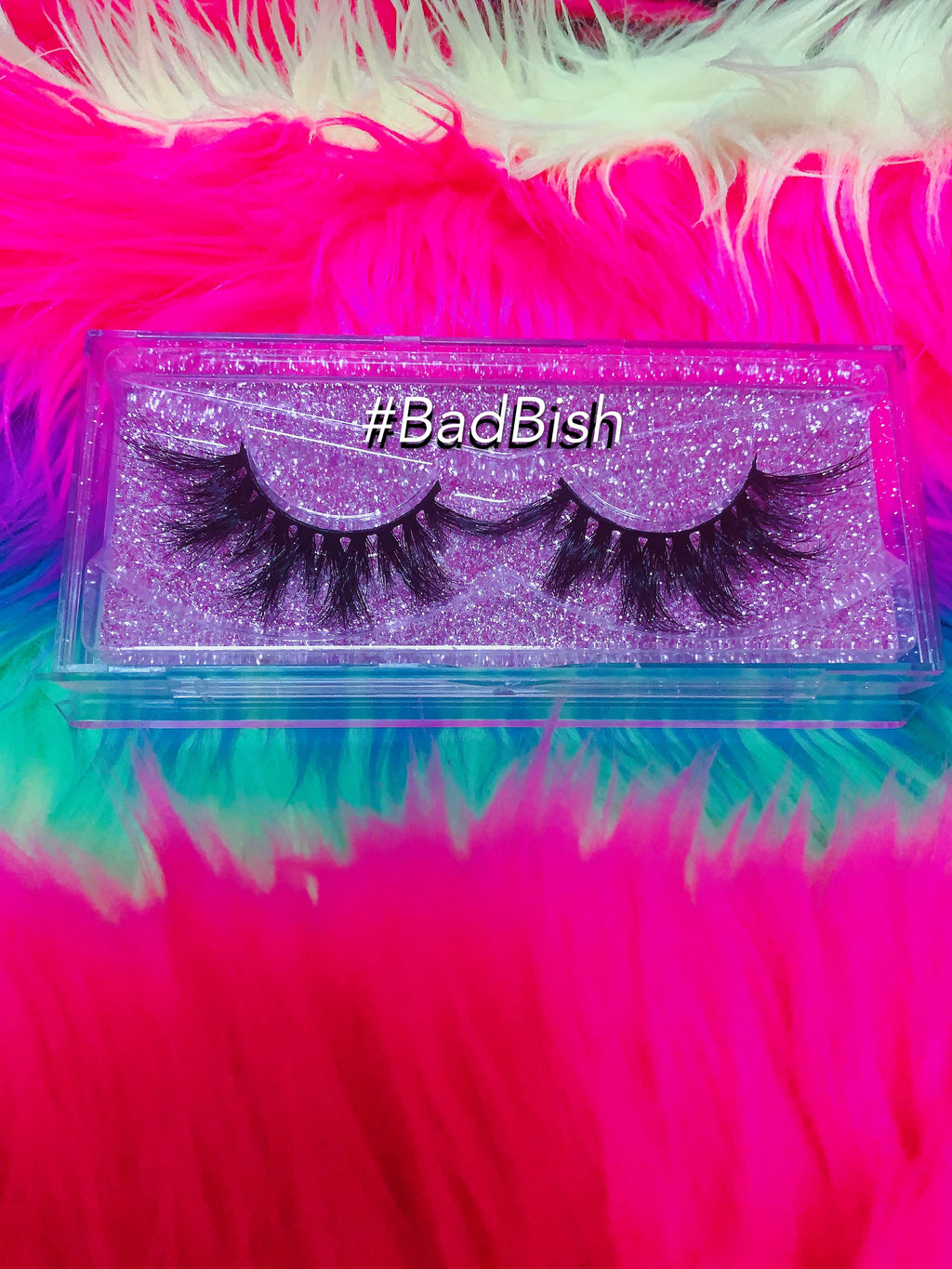 #BADBISH 3D DreamDoll Lashes *GLITTER* Case